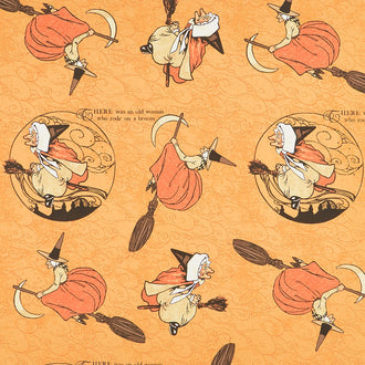 Goosetales - Mother Goose Toss Orange Yardage