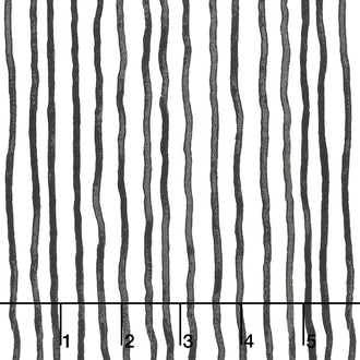 Goosetales - Wavy Stripes Off White Yardage