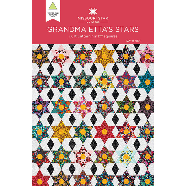 Grandma Etta's Stars Quilt Pattern by Missouri Star