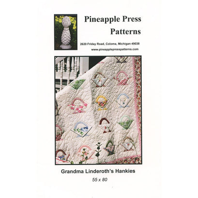 Grandma Linderoths Hankies Quilt Pattern