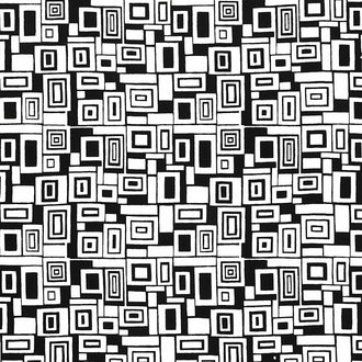 Graphix Batiks - Rectangles White Yardage