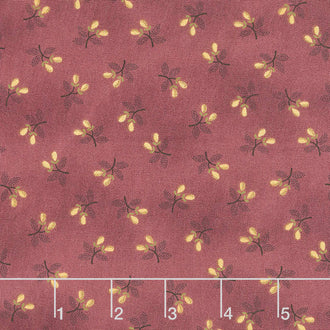 Gratitude and Grace - Berry Sprigs Plum Yardage