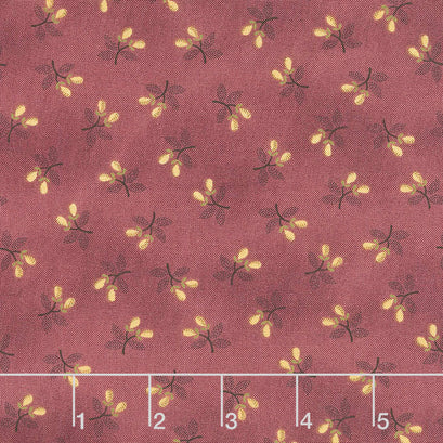 Gratitude and Grace - Berry Sprigs Plum Yardage