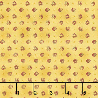 Gratitude and Grace - Laurel Wreaths Gold Yardage