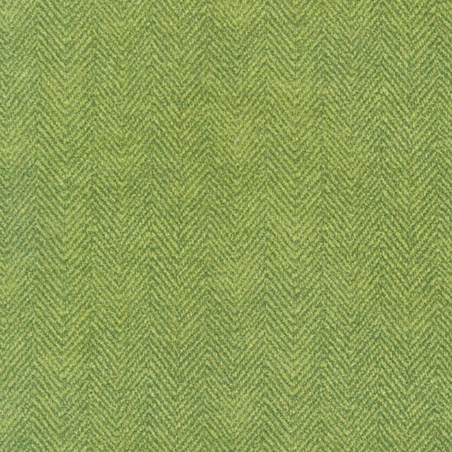 Woolies Flannel - Herringbone Green Yardage