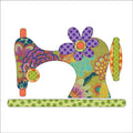 Green Vintage Stitches Fusible Appliqué Shapes Primary Image