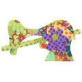 Green Vintage Stitches Fusible Appliqué Shapes Alternative View #1