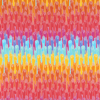 GRL PWR - Put Your Hands Up Multi Yardage