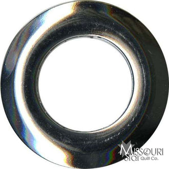 Grommets 25mm Round 8ct Shiny Silver