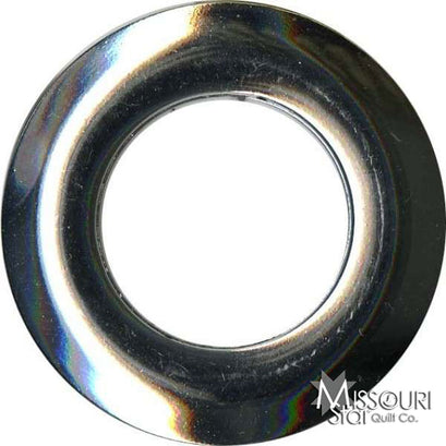 Grommets 25mm Round 8ct Shiny Silver