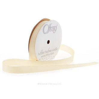 Grosgrain Ribbon 5/8" Cream
