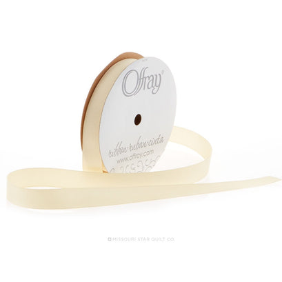 Grosgrain Ribbon 5/8" Cream