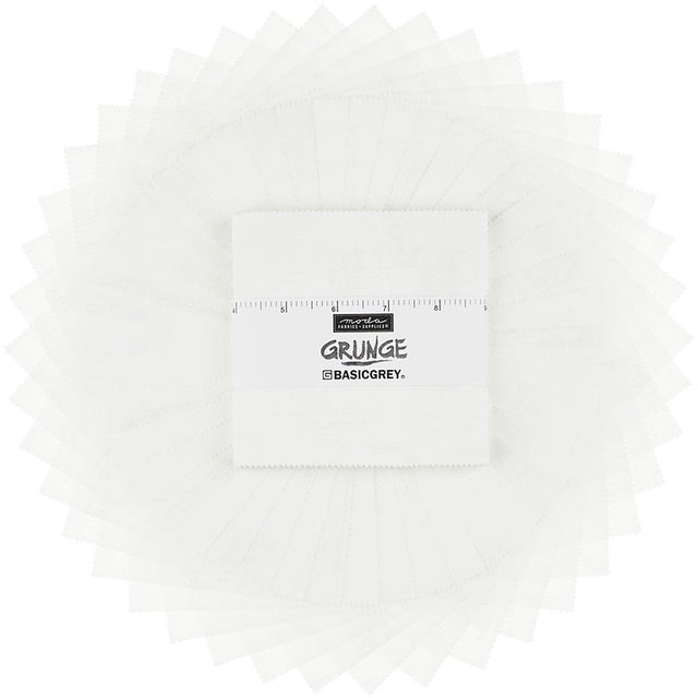 Grunge Basics White Paper Charm Pack Primary Image