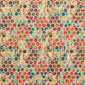 Grunge Floral Dot Pro Cork Fabric - 1/2 Yard Cut