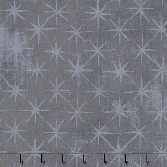 Grunge Seeing Stars - Gris Fonce Yardage