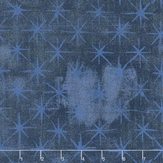 Grunge Seeing Stars - Navy Yardage