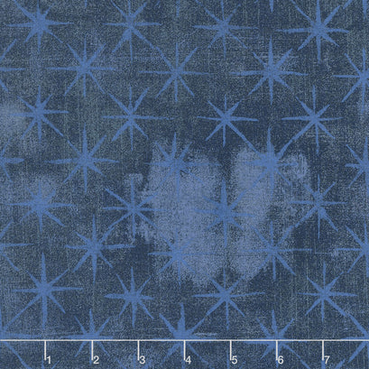 Grunge Seeing Stars - Navy Yardage