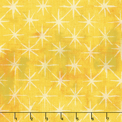 Grunge Seeing Stars - Sunflower Yardage