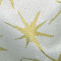 Grunge Seeing Stars - Vanilla Metallic Yardage Alternative View #1