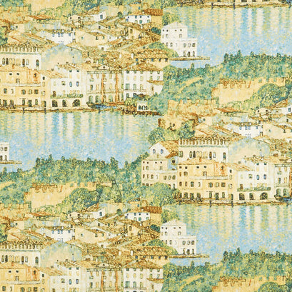 Gustav Klimt - Garda Lake Metallic Yardage