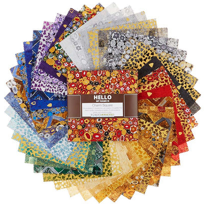 Gustav Klimt New Colors Metallic Charm Pack