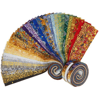 Gustav Klimt New Colors Metallic Roll Up