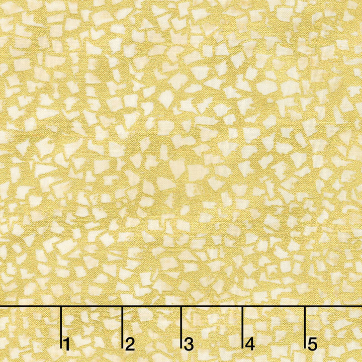 Gustav Klimt - Tile Ivory Metallic Yardage