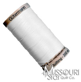 Gutermann 40 WT Cotton Thread White