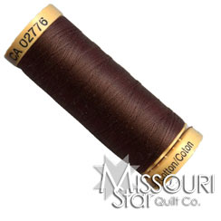 Gutermann 50 WT Cotton Thread Dark Brown