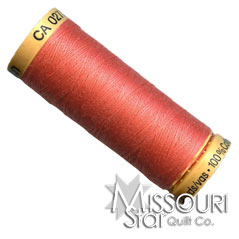 Gutermann 50 WT Cotton Thread Dark Salmon