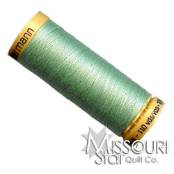 Gutermann 50 WT Cotton Thread Light Green