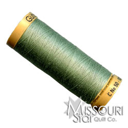 Gutermann 50 WT Cotton Thread Light Moss Green