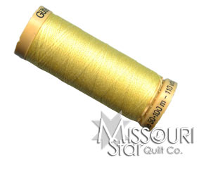 Gutermann 50 WT Cotton Thread Light Yellow