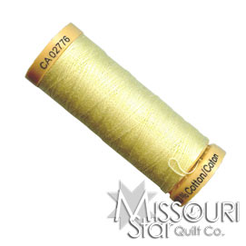 Gutermann 50 WT Cotton Thread Pale Yellow