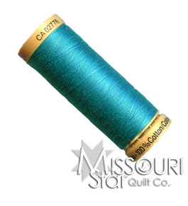 Gutermann 50 WT Cotton Thread Turquoise