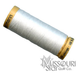 Gutermann 50 WT Cotton Thread White