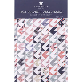 Half-Square Triangle Hooks Quilt Pattern by Missouri Star