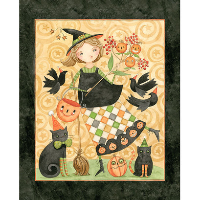 Halloween Whimsy - Halloween Girl Multi Panel