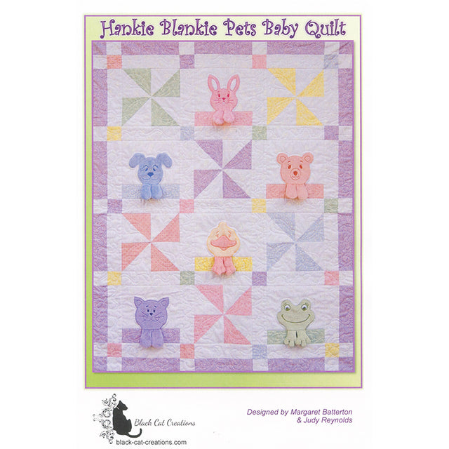 Hankie Blankie Pets Baby Quilt Pattern Primary Image