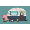 Happy Camper Laser Cut Quilt Kit - Backwoods Wildflower