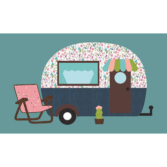 Happy Camper Laser Cut Quilt Kit - Backwoods Wildflower