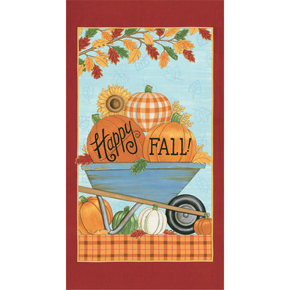 Happy Fall - Autumn Farmhouse Aqua Panel