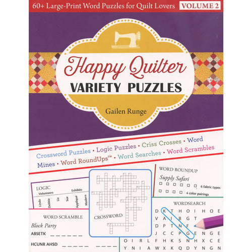 Happy Quilter Variety Puzzles - Volume 2