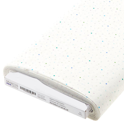 Happy Thoughts - Tipsy Squares Blue 15 Yard Bolt