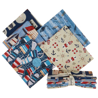 Harbor Days 5 Easy Pieces Fat Quarter Bundle