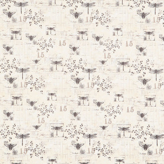Harlequin Poppies - Garden Toile Cream Yardage