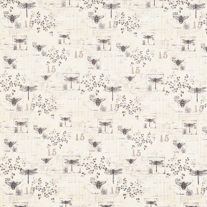 Harlequin Poppies - Garden Toile Cream Yardage
