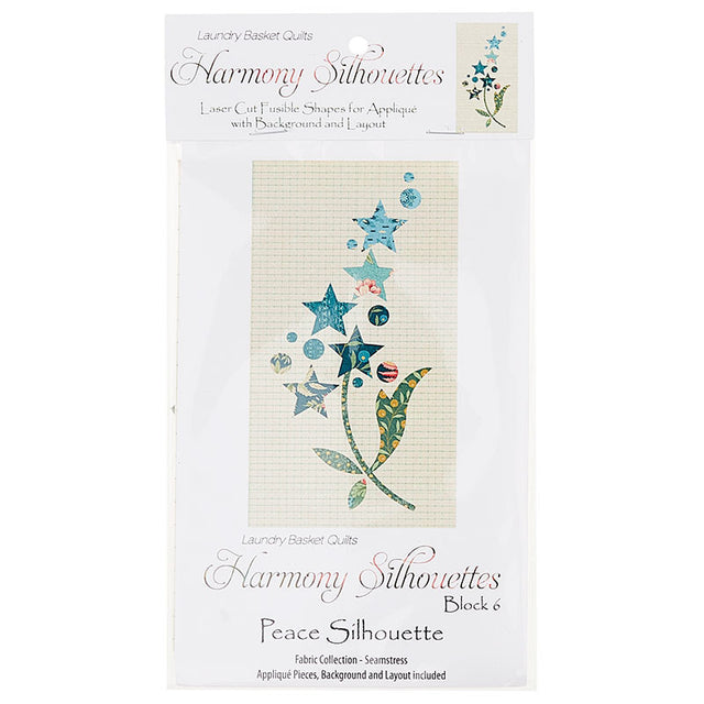 Harmony Peace Silhouettes Laser Cut Fusible Appliqué Shapes Primary Image