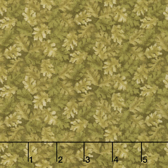 Harvest Berry - Harvest Leaves Green Yardage