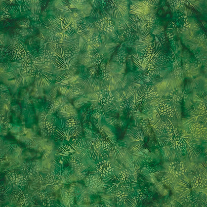 Harvest Festival Batiks - Pinecone Leprechaun Yardage